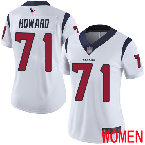 Houston Texans Limited White Women Tytus Howard Road Jersey NFL Football #71 Vapor Untouchable